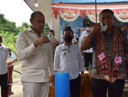 Wow! Gubernur VBL Resmiksn Proyek Air Bersih Bisa Langsung Diminum di Amarasi