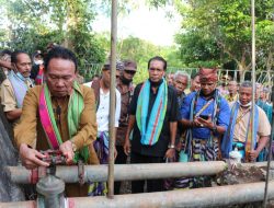 Resmikan Sumur Bor di Silu, Bupati Kupang Apresiasi Kerjasama DPRD dan Pemdes