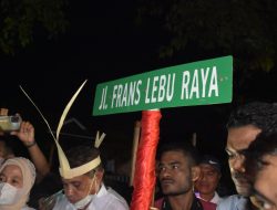 Wali Kota Kupang Resmikan Nama Jalan Frans Lebu Raya