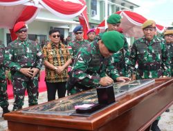 Didampingi Wabup Jerry, KASAD Dudung Resmikan Dua Batalyon Tempur di Kabupaten Kupang