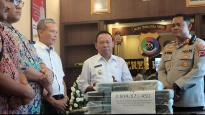 WoW, Polres Kupang Selamatkan Tunggakan Pajak Galian C Rp 2,8 Miliar