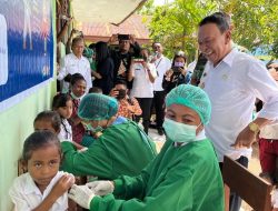 Pencanangan Bulan Imunisasi Anak di Fatumonas, Bupati Kupang Sosialisasi Pentingnya Imunisasi