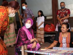 PKK dan DPW Promosi Tenun Sepe pada Ladies Program