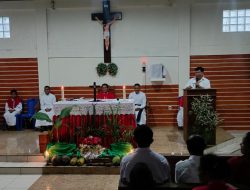 Wabup Kupang Hadiri Pesta Pelindung Kapela St. Petrus Nunsena dan Syukuran Panen Stasi St. Bernardus Oelbeba