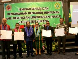 Sekda Obet Laha Kukuhkan Pengurus HAKLI Periode 2022 – 2027 Kabupaten Kupang