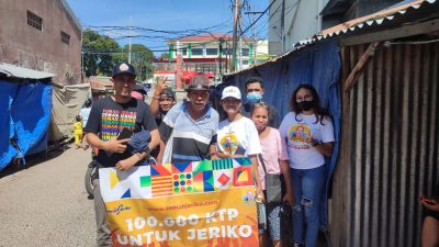 Ngaku fans, Pedagang Pasar Kasih Serahkan KTP Dukung Jeriko Maju Pilwalkot