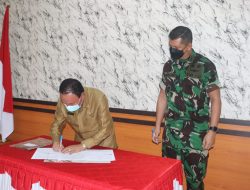 Demi Bangun Desa, Bupati Kupang dan Dandim 1604 Teken MoU