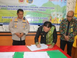 Pemkab Kupang Tahun ini Redistribusikan 2.250 Bidang Tanah