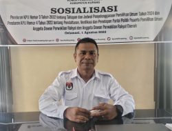 Menuju Pemilu 2024, KPU Kabupaten Kupang Sosialisasi PKPU Nomor 3 dan 4 Tahun 2022