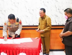 Pemkab dan Polres Kupang Tandatangani MoU Optimalisasi Penerimaan Pajak Galian C