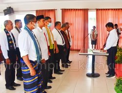 George Hadjo Kukuhkan Pengurus FKUB Kota Kupang Periode 2021 – 2025