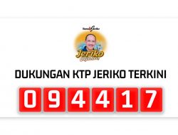 Dukungan KTP Capai 94.417, Relawan Teman Jeriko Lakukan Cleaning Data