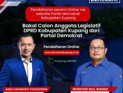 Ayo Mendaftar, Demokrat Kabupaten Kupang Buka Pendaftaran Caleg Secara Online