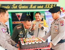 Rayakan HUT TNI ke 77, Kapolres Kupang Datangi Mako Brigif 21 Komodo dan Kodim 1604 Kupang