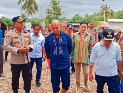 Didampingi Kapolres Kupang, Gubernur NTT Tinjau Langsung Lokasi Bencana