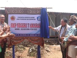 Bupati Kupang Resmikan Pemanfaatan dan Operasional SMPN 7 Amarasi