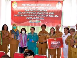 Penderita Stunting Kota Kupang Dapat Bantuan dari Raffi Ahmad dan Kolonel Helmy Nange