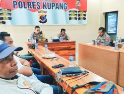 Kapolres Kupang Dukung Kemerdekaan Pers dan Beri Perlindungan ke Wartawan