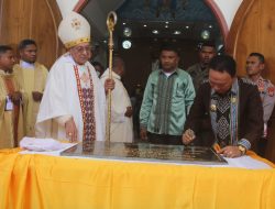 Gereja St.Martinus Naibonat Resmi Ditahbiskan, Uskup Turang dan Bupati Korinus Serukan Kebersamaan
