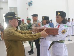 Siap Laksanakan Tugas di HUT RI ke 78, 47 Anggota Paskibraka Dikukuhkan Bupati Kupang