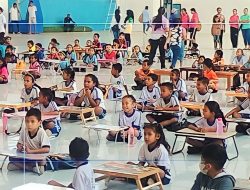 Ratusan Anak TK, PAUD dan SD se-Kecamatan Kupang Tengah Ikut Lomba Mewarnai