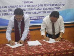 Pemkab Kupang dan Bank NTT Tandatangani MoU Pengelolaan Aset dan Kartu Kredit Pemda