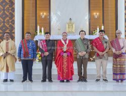 Hadiri Penabisan Gereja Katedral Kupang, Pj. Wali Kota : Ini Kado Natal