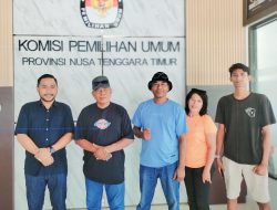 Pertanyakan Perubahan Jumlah Suara Caleg, Relawan PAN Datangi KPU NTT