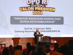 Pj. Gubernur NTT Hadiri Sarasehan DPD RI Bersama Calon Presiden 2024