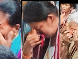 Menyesal, Warga Silu Menangis Minta Maaf ke Bupati Korinus