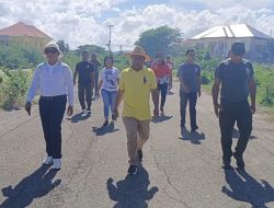Keliling Jalan Kaki, Alexon Lumba Pantau Jumat Bersih ASN Pemkab Kupang