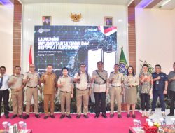 Dihadiri Pj Sekda, Badan Pertanahan Kota Kupang Launching Sertifikat Tanah Elektronik
