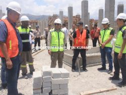 Pj Bupati Kupang Pantau Progres Fisik Pembangunan RS Pratama Amfoang 