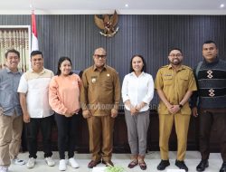 Pj Wali Kota Terima Kunjungan Panitia Natal Pemuda GMIT Klasis Kota Kupang 