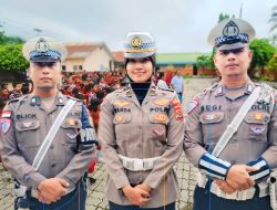 Tingkatkan Disiplin Berlalulintas,  Satlantas Polres Kupang Kampanye di Sekolah – Sekolah 