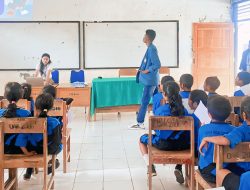 Mahasiswa MBKM Unika Sosialisasi Bijak Bermedia di SD Inpres Uruor Belobatang – Lembata 