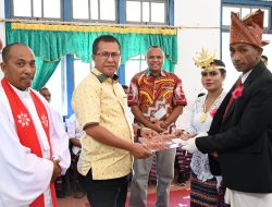 Bupati Kupang Hadiri Nikah Massal di Gereja Baitel Sanenu