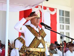 Upacara HUT ke 80 RI, Bupati Kupang Ajak Masyarakat Wujudkan Kabupaten Kupang Emas 