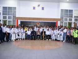 Usai Berlaga di Belu, Puluhan Atlit Kempo Bawa 29 Medali Bertemu Bupati Kupang 