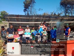 Gercap, Pemkab Kupang Salurkan Bantuan ke Korban Kebakaran di Manusak 