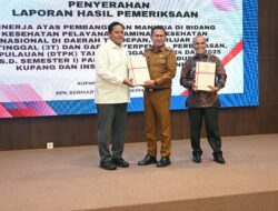 Bupati Kupang Hadiri Penyerahan LHP JKN Daerah 3T di BPK RI Perwakilan NTT