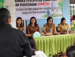 Percepatan Penurunan Stunting, Wabup Kupang Kunker di Desa Toobaun dan Nunkurus 