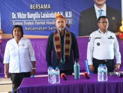 Bupati Kupang Hadiri Kunker Ketua Fraksi Nasdem DPR RI di Semau 