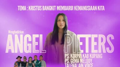Puncak Perayaan Paskah 2026, Angel Pieters “Ku Nyanyi Haleluya” untuk Masyarakat Kabupaten Kupang 