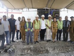 Bupati Lede Letakkan Batu Pertama Pembangunan Kantor Camat Kupang Barat dan Amarasi Barat