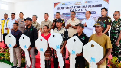 Kakantah Kupang Hadiri Penyerahan 645 Rumah bagi Eks Pejuang Timor Timur