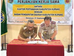 Perkuat PERINTIS 10 Hari, Kantah  Kupang dan Bapenda Tanda Tangan PKS
