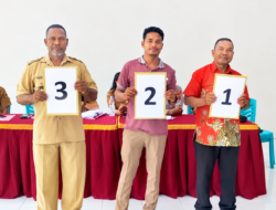 Tiga Calon Kades Manusak Resmi Tetapkan Nomor Urut, Arthur Ximenes Nomor 3
