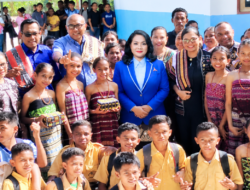 Anita Gah Tinjau Revitalisasi Sekolah di Kaniti, Kabupaten Kupang Dapat Puluhan Miliar